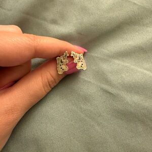 Silver Disney Olaf Stud Earrings